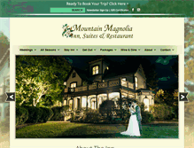 Tablet Screenshot of mountainmagnoliainn.com